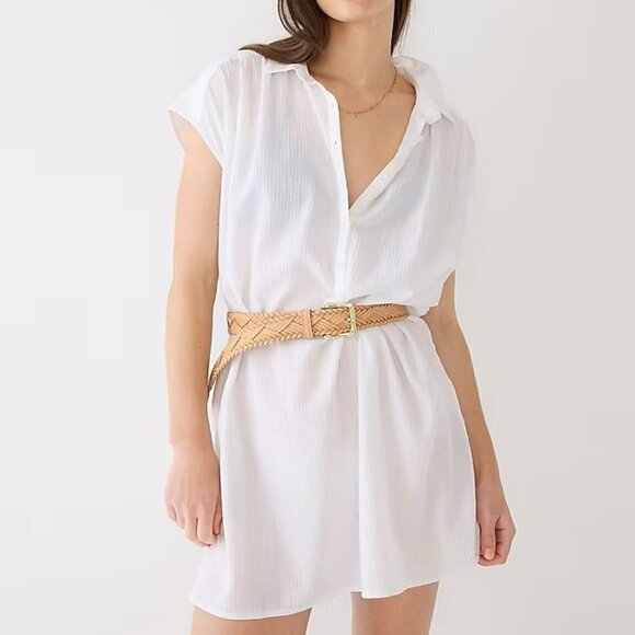 J. Crew Other - NWT - J. Crew Cap-sleeve tunic cover-up in soft gauze